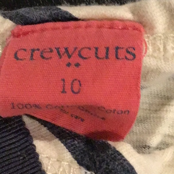 Navy and white striped shirt by Crewcuts - Picture 2 of 2